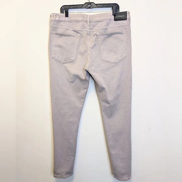 Express Skinny Hyper Stretch Jeans Moon Rock Men's 36x32 - Picture 8 of 12